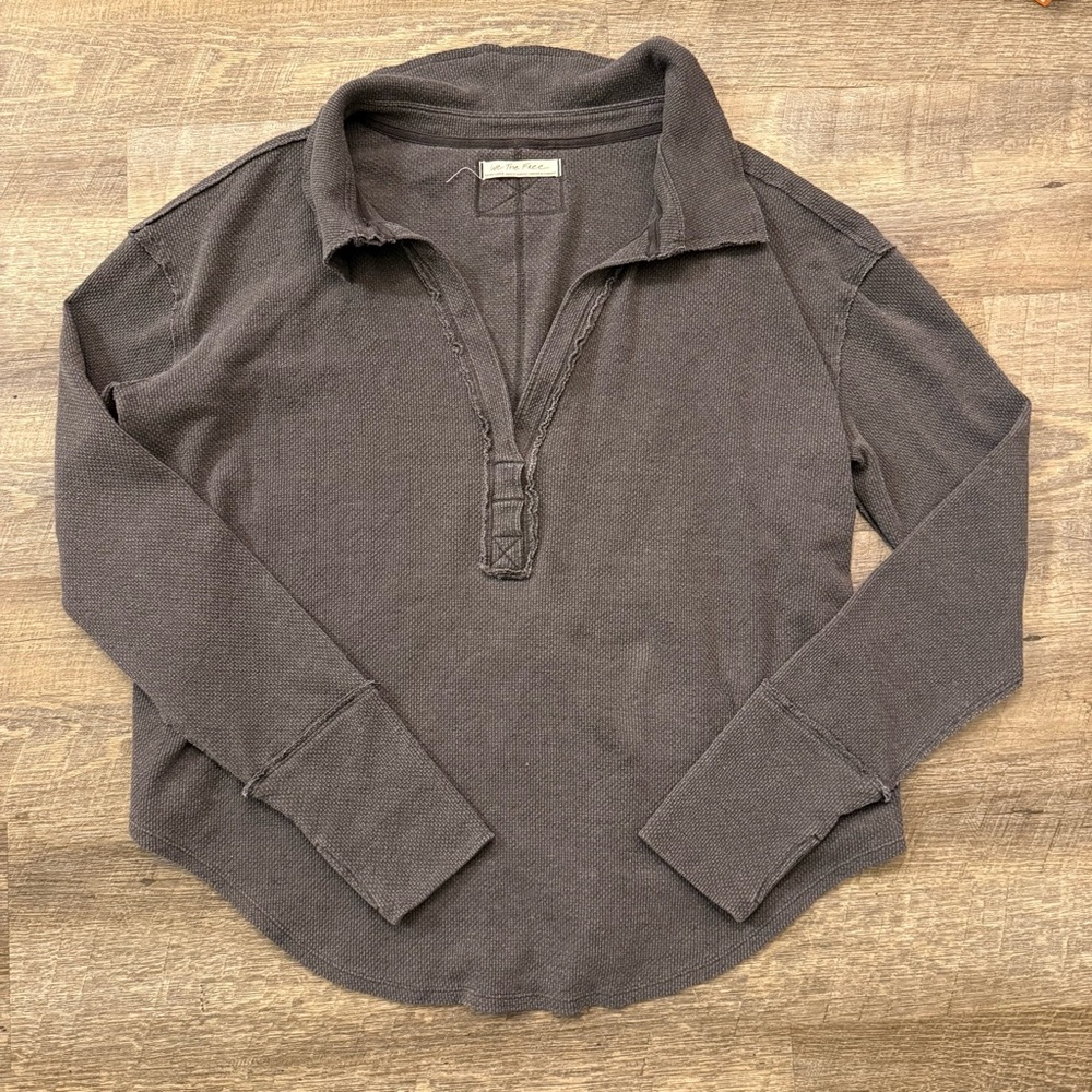 We The Free Dark Gray Pullover